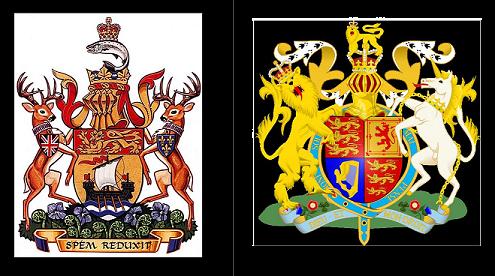 picture of NB and UK coat of arms